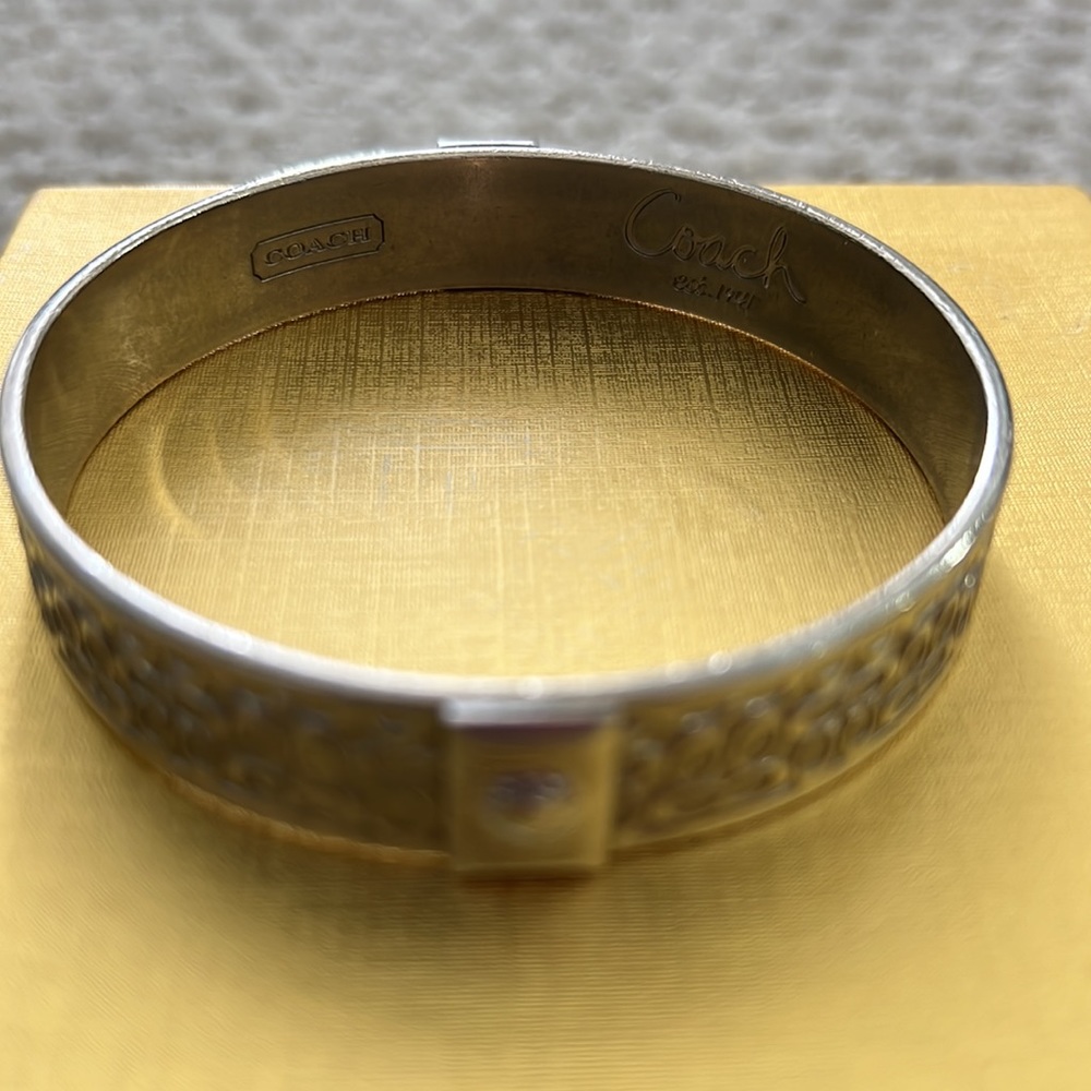 Coach Silver Bangle. - image 2